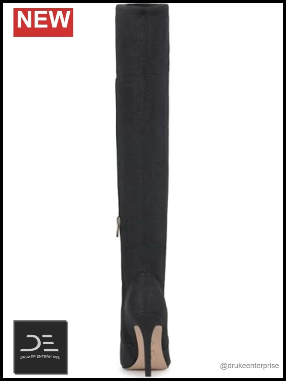 Women's Over The Knee Glitter Stretch Stiletto Heel Boots